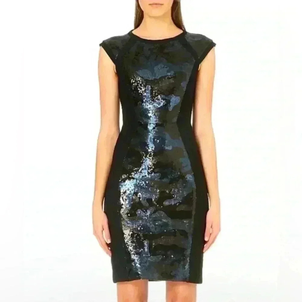 104. Ted Baker Namora Camouflage Sequin size 0